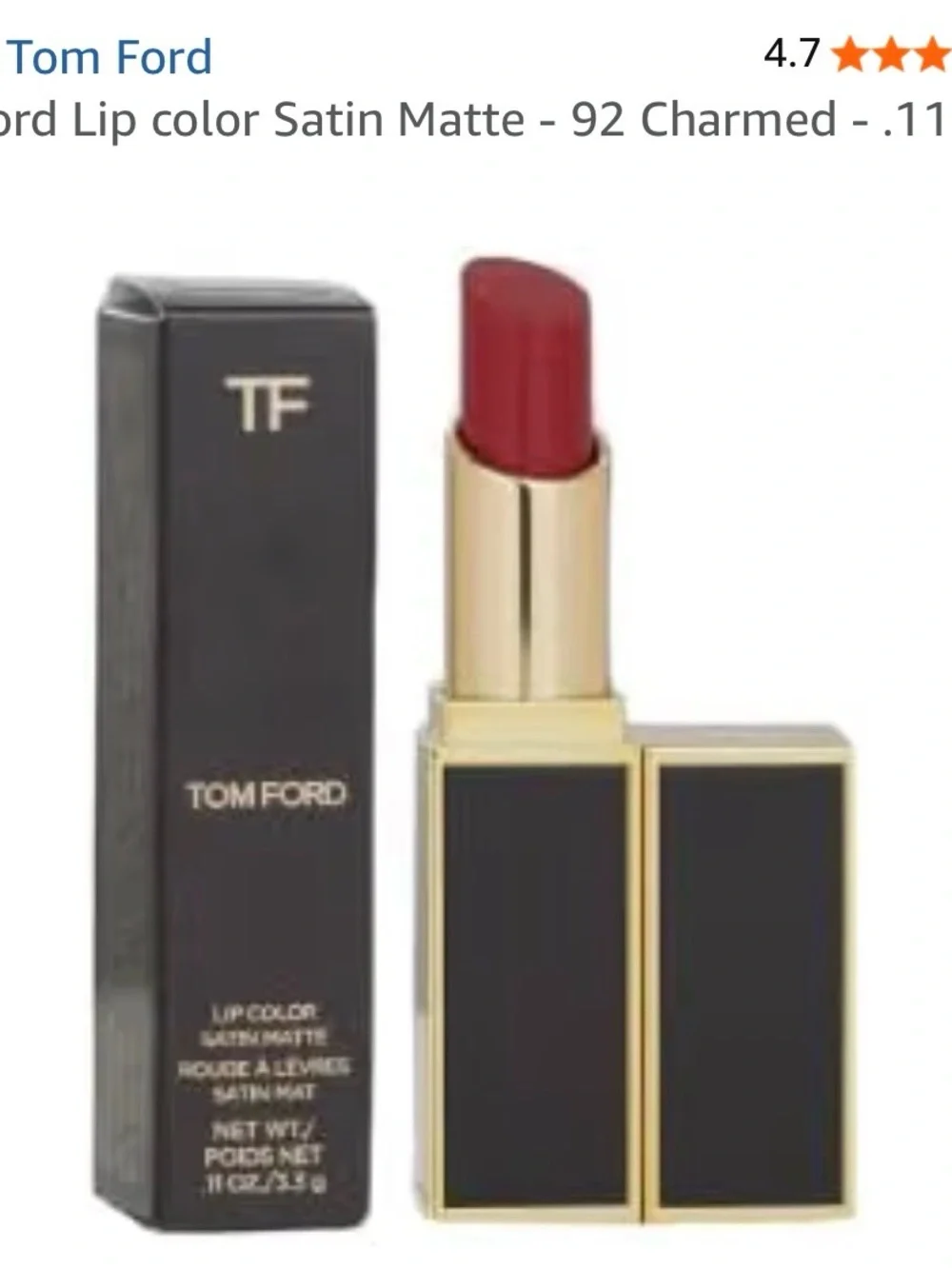 Tom Ford Satin Matte Lip Color — Charmed 92